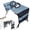 D_A, variant on Dog Bathing Station, Pet Grooming Hammock, Foldable Metal Structure with Quick Surface and Strap, Suitable for pet Washing Maintenance Travel Grooming, Blue