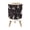 Color 2, variant on Small Trash Can with Lid Woodland Animals Bears Trees Forest Elements 1.8 Gallon Dog Proof Trash Can Round Garbage Can Waste Bin Wastebasket for Bathroom Bedroom Living Room