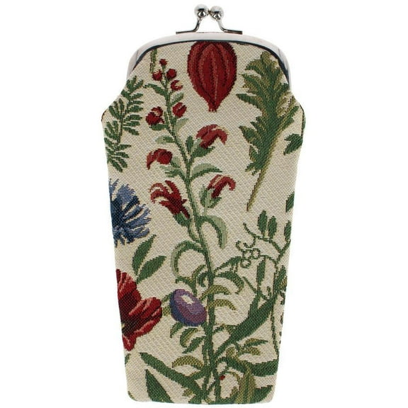 CTM  Garden Print Tapesty Glasses Case (Women)