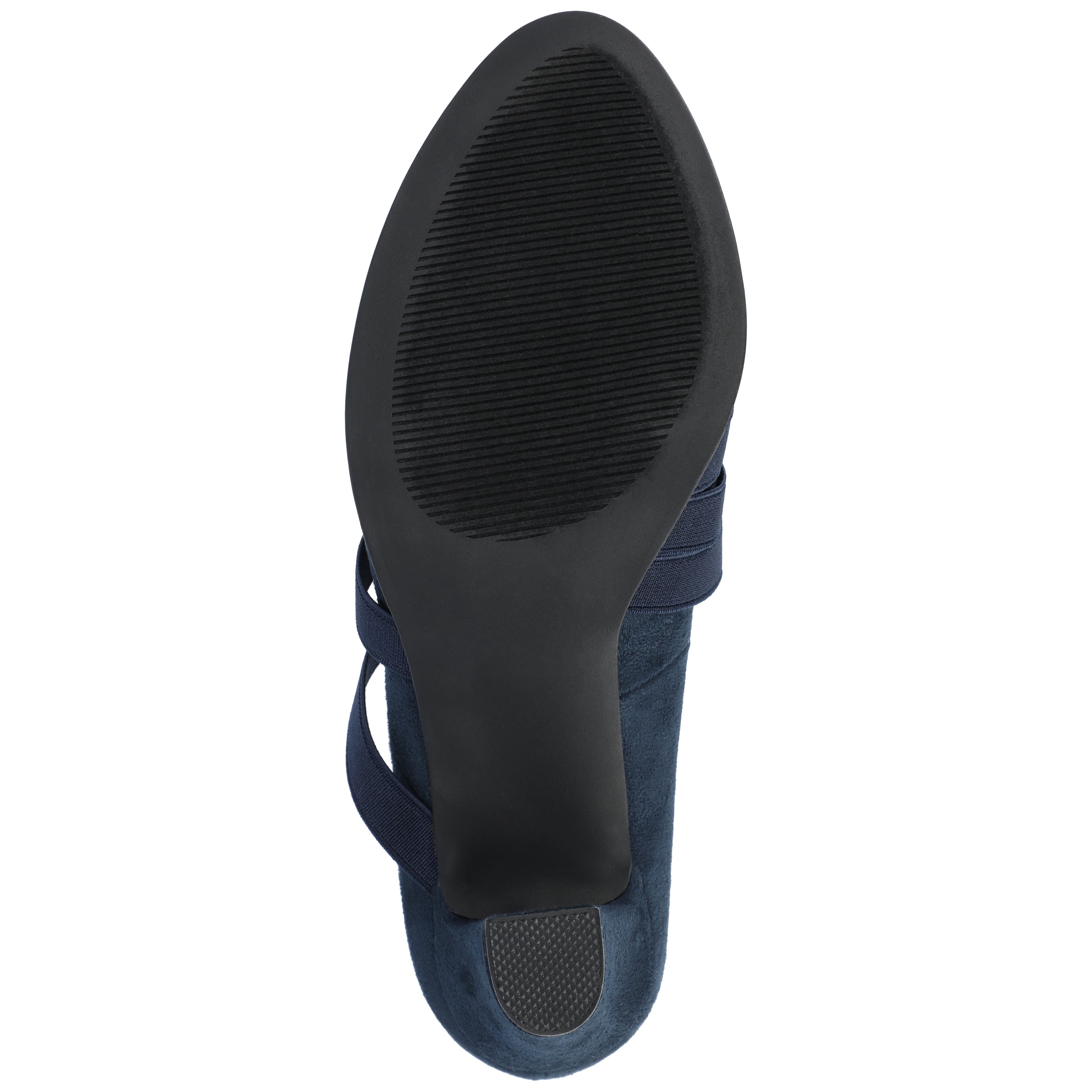 Journee Womens Loren Comfort Insole Round Toe Mid Block Heel Pumps, Widths Available