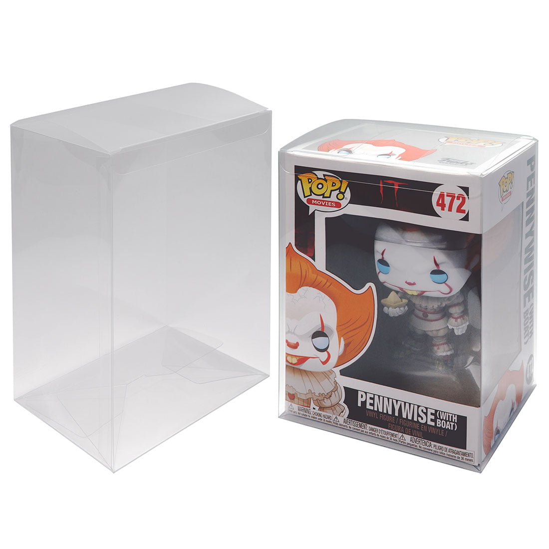 3-Pack Vinyl .50mm Thick Box Protector Acid Free Crystal Clear Case 5 Funko Pop