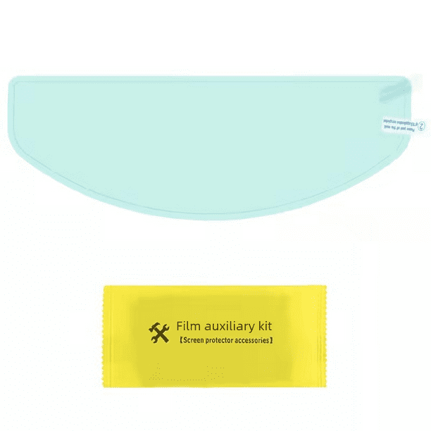 Película impermeable para casco con pegamento uno, dos y tres de espesor, nueva película antivaho para casco con parasol y protección ultravioleta