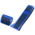 thumbnail image 1 of Coche Pie Pedal Pastillas Acelerador Gasolina Freno Pedal Cubierta Kit Azul Negro, 1 of 7
