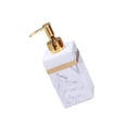 thumbnail image 2 of Maoww Distributeur de Savon en Résine Réutilisable pour Shampoing Douche de Cuisine de Table Blanc-500ml, 2 of 8