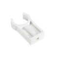 thumbnail image 4 of Pipe Clamps Clips, 20 Pack for 25mm(1") OD Hose Hanger Support, White, 4 of 5