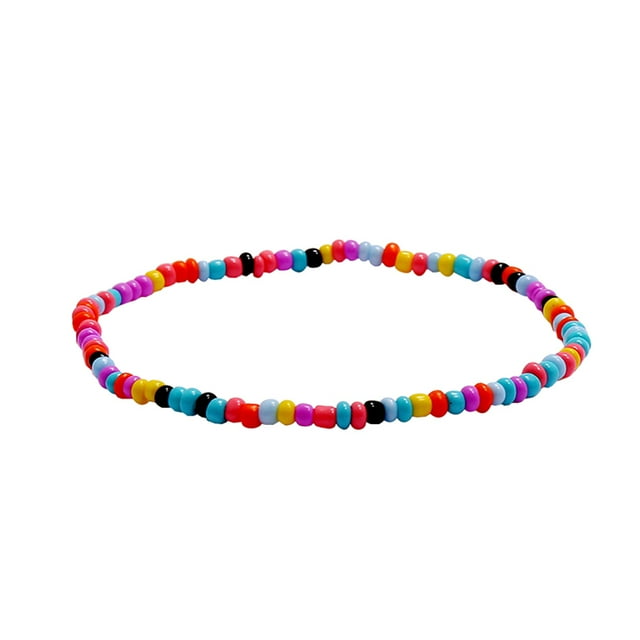Women Anklet Creative Dual-use Beach Anklet Beaded Bracelet Ankle Bracelet