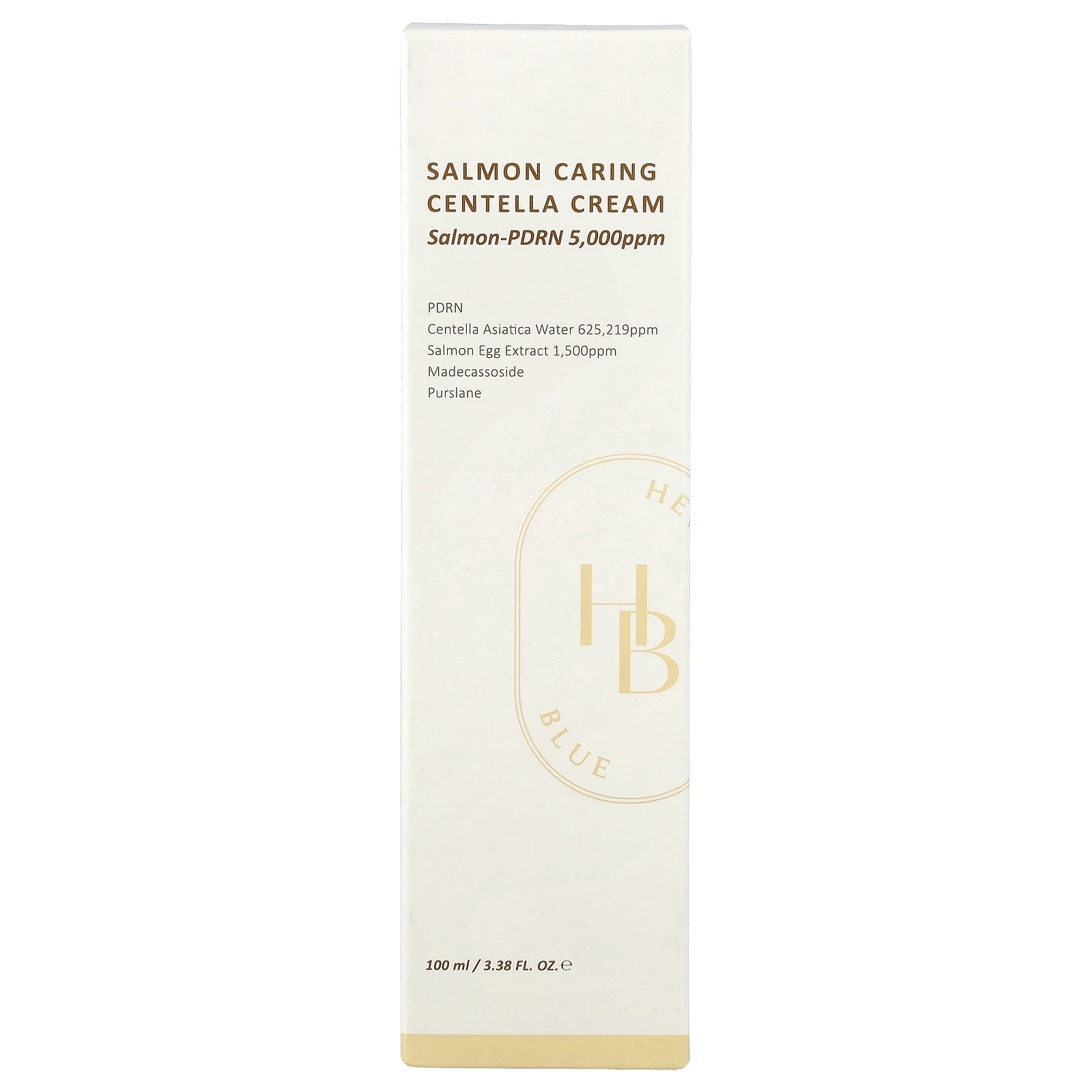 HeveBlue Salmon Caring Centella Cream, 3.38 fl oz (100 ml)