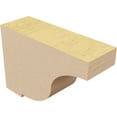 thumbnail image 5 of 2"W x 6"D x 4"H Classic Van Buren Rough Cedar Woodgrain TimberThane Corbel, Primed Tan, 5 of 6