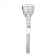 thumbnail image 3 of High polished (no plating) Stainless Steel Ring with AAA Grade CZ in Clear for Women Clear Stone Color Style TK3246 Size 9, 3 of 3