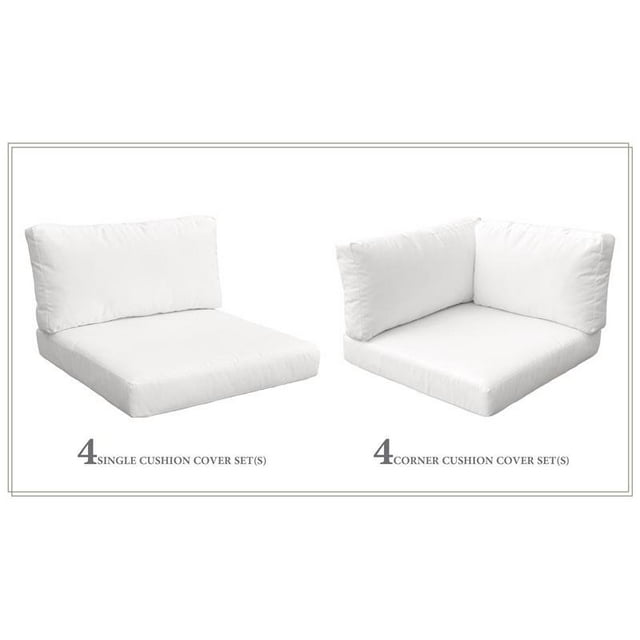 Ensemble Coussin pour MONTEREY-09a en Voile Blanche