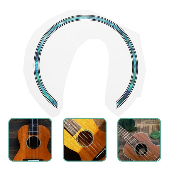 Masteelf  Ukulele Stickers Guitar Sound Hole Decoration Decals