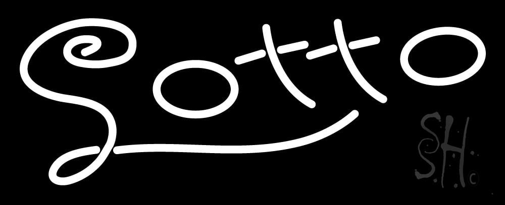 Stylish Lotto LED Neon Sign 11 x 27 - inches, Black Square Cut Acrylic ...