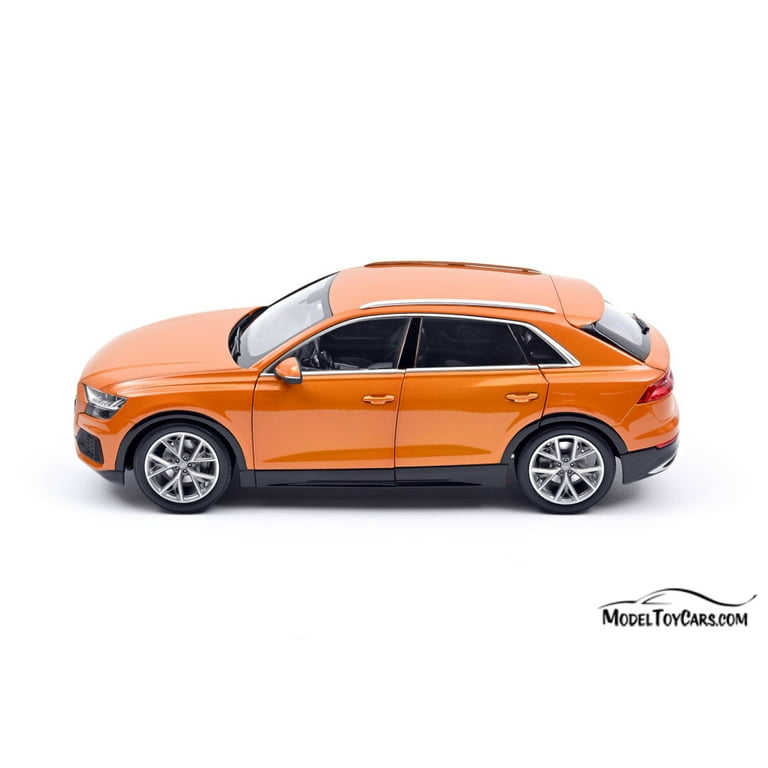 2018 Audi Q8 Hardtop, Orange - Norev 188371 - 1/18 scale Diecast Model Toy  Car 