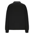 thumbnail image 4 of Fanxing Fall Quarter Zip Pullovers Juniors Girls Cute Sweatshirt Fall Long Sleeve Tops Blouse Graphic Pullover Blouse for Teen Girls S,M,L,XL,XXL Black,XL, 4 of 7