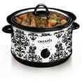 thumbnail image 3 of Crock-Pot SCR450-PT - Slow cooker - 4.5 qt - black damask pattern on white, 3 of 3
