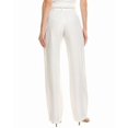 thumbnail image 2 of Enza Costa womens  Twill Straight Leg Linen-Blend Trouser, 25, White, 2 of 3