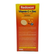Redoxon Vitamin C with Zinc. Dietary Supplement. 20 Tablets. 2.82 oz. Pack of 6