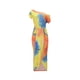 thumbnail image 4 of Vestidos para Mujer Vestidos Casuales Moda Erógenos Hombros Descubiertos Manga Impreso Odeerbi ODB-5, 4 of 6