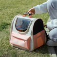 thumbnail image 2 of LargeCapacity Pet Supplies, Cat Out Portable Space Bag, SunProof Breathable Pet Bag Gray Ref: 4279, 2 of 5