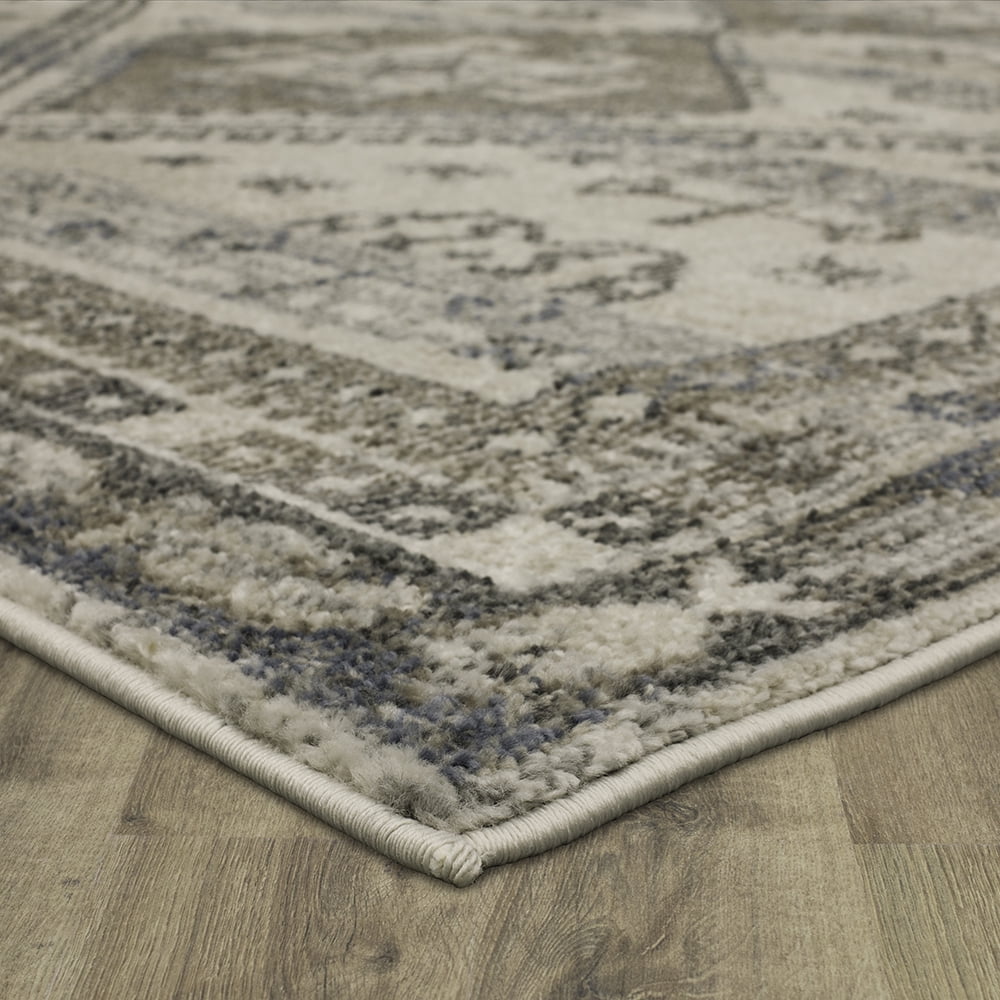 Mohawk Home Rosebery Indoor Southwestern Area Rug, Grey, 6' x 9'