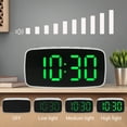 thumbnail image 5 of Unique Bargains Alarm Clock Black Housing With Blue Light 4.7"L x 1.6"W x 2.4"H, 5 of 6