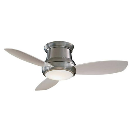 MINKA AIRE F519-BN FLUSH MOUNT CEILING FAN BRUSHED NICKEL