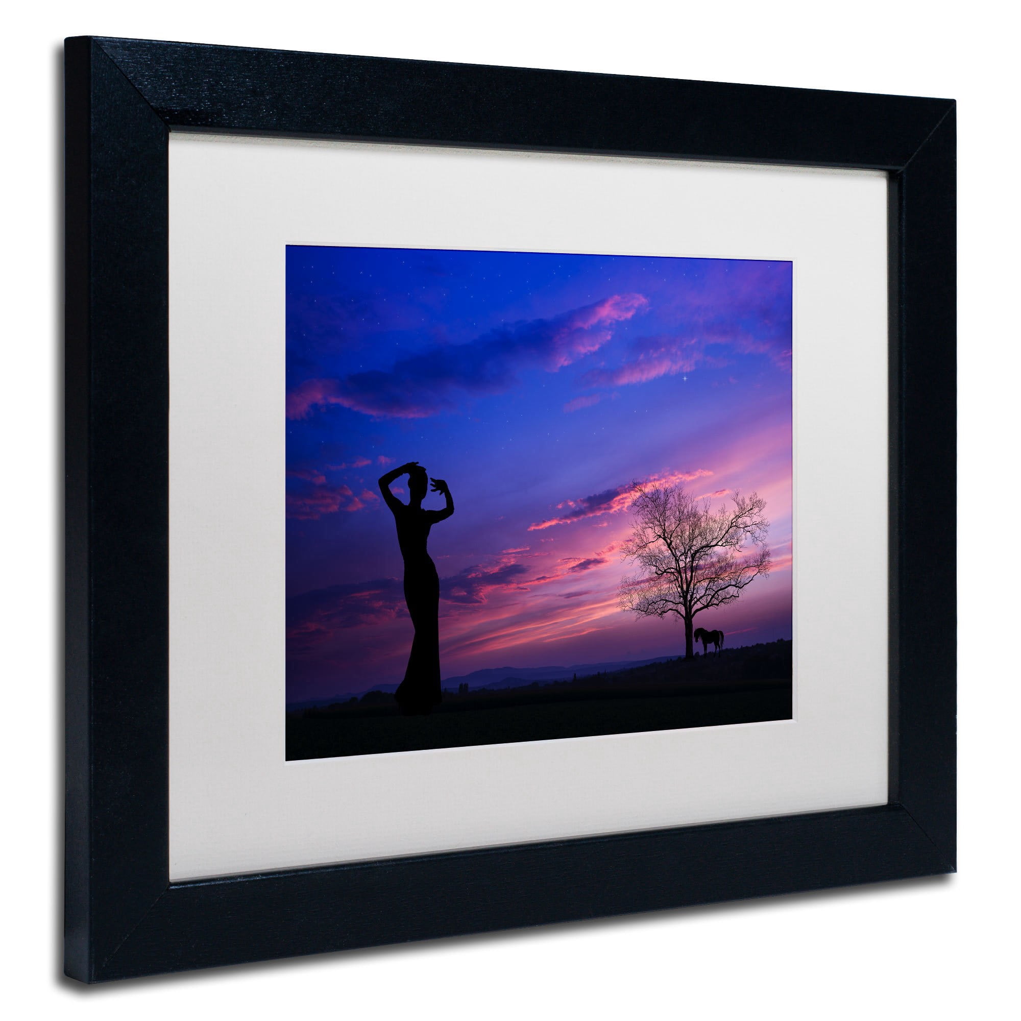Trademark Fine Art "Dance for Me" Canvas Art by Philippe Sainte-Laudy, White Matte, Black Frame