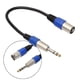 thumbnail image 3 of Cable de datos 3P XLR Jack macho a 1/4 6.35mm Enchufe hembra Cable adaptador de micrófono estéreo Tmvgtek Nuevos Originales, 3 of 6