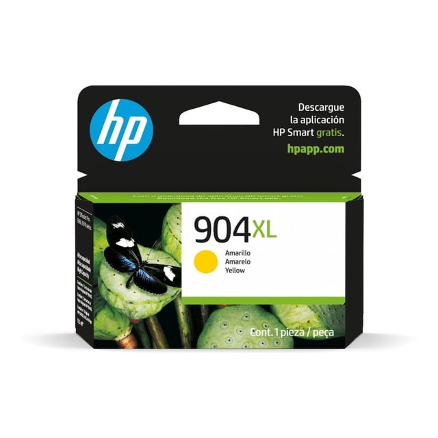 Cartucho de tinta HP 904XL Amarillo Original (T6M12AL) Para HP Officejet 6970, 6951 HP T6M12AL