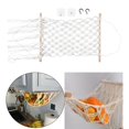 thumbnail image 4 of Hamaca Colgante de Frutas Hamaca de Frutas de Macramé con Ganchos Hamaca de Frutas para Cocina deb Del Gabinete de Macramé Los 35x50cm Macarena Cesta de frutas de macramé, 4 of 8