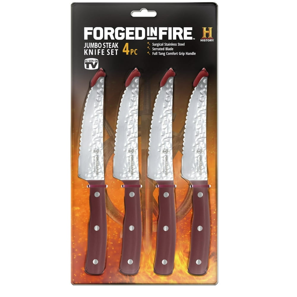 In Fire Jumbo 4pc Steak Knife Set, As Seen on TV