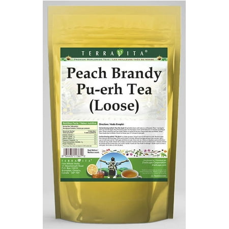 Peach Brandy Pu-erh Tea (Loose) (8 oz, ZIN: (Best Peach Brandy Brands)