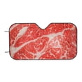 thumbnail image 7 of Fotbe Beef Steaks Car Windshield Sunshade | Sun Visor Protector Front Window Shade, Keeps Out UV Rays, Keeps Your Vehicle Cool-Small, 7 of 7