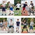 thumbnail image 3 of BIG ELEPHANT Boy's Athletic Shorts with Zipper Pockets and Drawsting, Youth Boys Casual Shorts, 3-Pack, Sizes: 7-17Y, 3 of 10