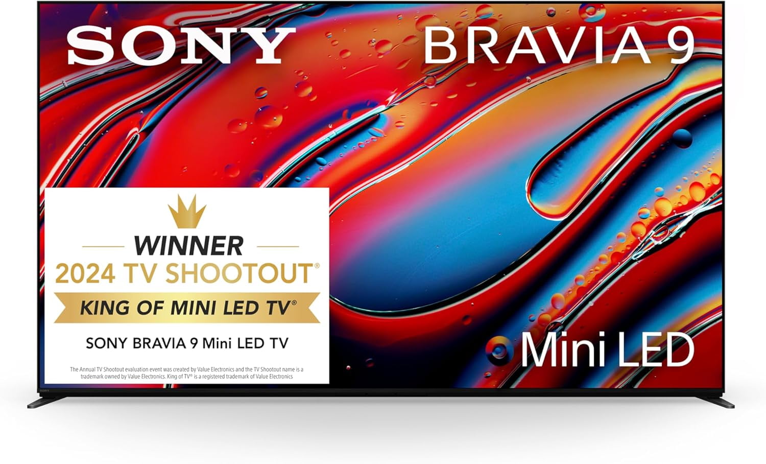 Sony K65XR90 65 Inch XR90 Series Bravia Mini LED HDR QLED 4K Google TV with an Austere 7S-PS4-US1 4-Outlet Power with Omniport USB (2024)