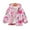 Pink-01, variant on Little Girls Hooded Jacket Fleece Lined Floral Printed Coat Zip Up Fall Fashion Outerwear