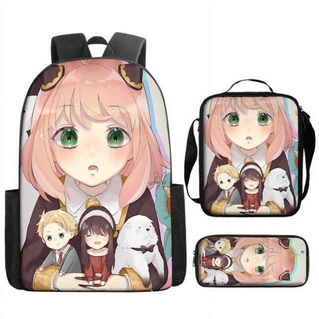 Spy Pretend Children'S School Bag Cute Cartoon Backpack Kindergarten Backpack Shoulder Bag Pencil Case