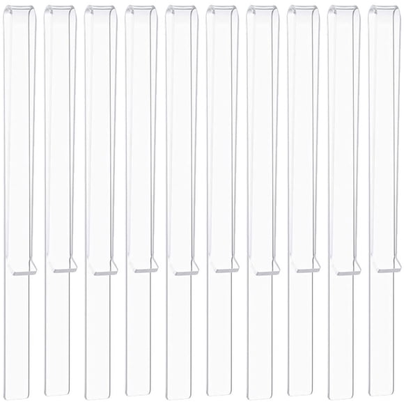 5 pares de clips de música acrílicos Clips de soporte de página de música Clips de partituras transparentes para pianistas músicos