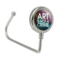 thumbnail image 2 of Art Is Not A Crime Graffiti Purse Bag Hanger Holder Hook, 2 of 4