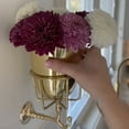 thumbnail image 6 of Elegant Metal Container Vase Wall Mount Vessel for Artistics Home Decoration, 6 of 11