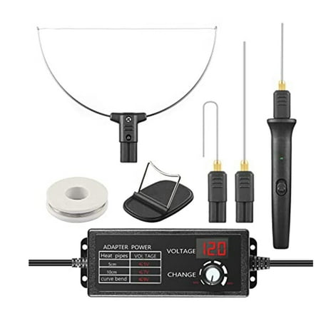 

Hot Foam Cutter 4 in 1 Foam Cutter Set with 240V / 18W Digital Voltage Controller for Polyethylene Carving US Plug