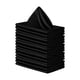 thumbnail image 1 of Kearding Servilletas de de poliéster de 20 piezas para una experiencia gastronómica lujosa, servilletas de tela cuadradas Kits de decoración para fiestas negro, 1 of 6