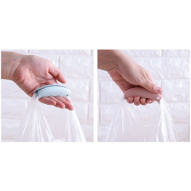 Sac en Silicone Portable Confortable Poignées de Sacs de Courses Clips de Main