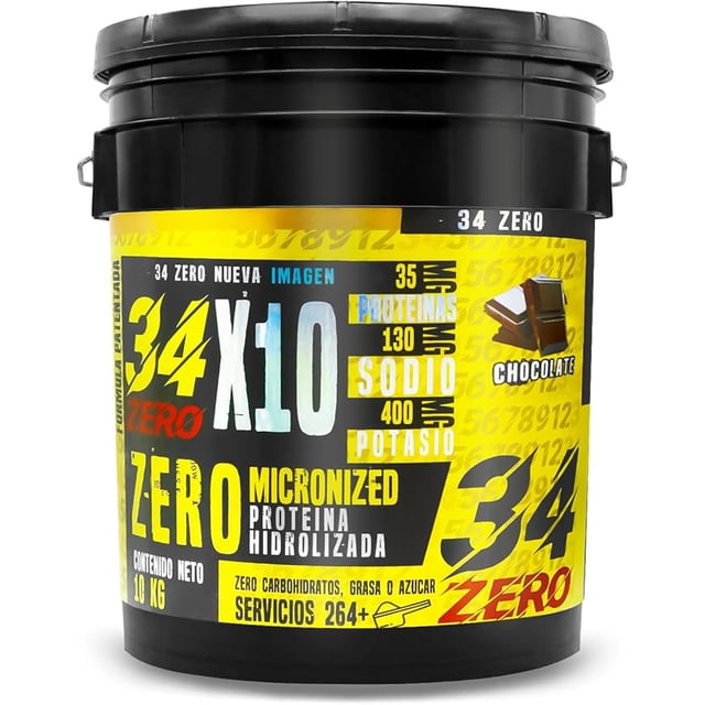 34 Zero Proteina 10 Kg Sabor Chocolate