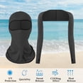 thumbnail image 2 of VBVC Unisex UPF 50+ Driving Arm Shrug and Balaclava Set,Road Trips Breathable UV Block Full Protection Kit For Men and Women,Dark Gray,Free Size, 2 of 10