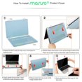 thumbnail image 3 of Mosiso MacBook Pro 13 inch Case 2020 2019 2018 2017 2016 Release A2251 A2289 A2159 A1989 A1706 A1708, Plastic Hard Shell Case for MacBook Pro 13" with/without Touch Bar, Frost, 3 of 6