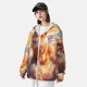 thumbnail image 3 of Balery Cute Cloud Pomeranian Sudadera ligera de manga larga con capucha y protección solar UPF 50+ para hombre y mujer, ideal para pesca y running-Small, 3 of 7