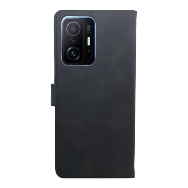Funda Cartera Suave Cely Vesmir Para Xiaomi Redmi Mi 11t / Mi 11t Pro Negro Más 2 Micas