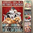 thumbnail image 2 of 4 Uds Pintura Cachorro Placa Metal Vintage Hierro Rectangular 20x30cm, 2 of 9