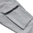 thumbnail image 6 of Baggy Cargo Sweatpants for Men Drawstring Waist Joggers with Pockets Soft Athletic Workout Track Pants Light Gray 2XL, 6 of 8